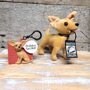 Retro 90s Taco Bell Chihuahua Memorabilia Set